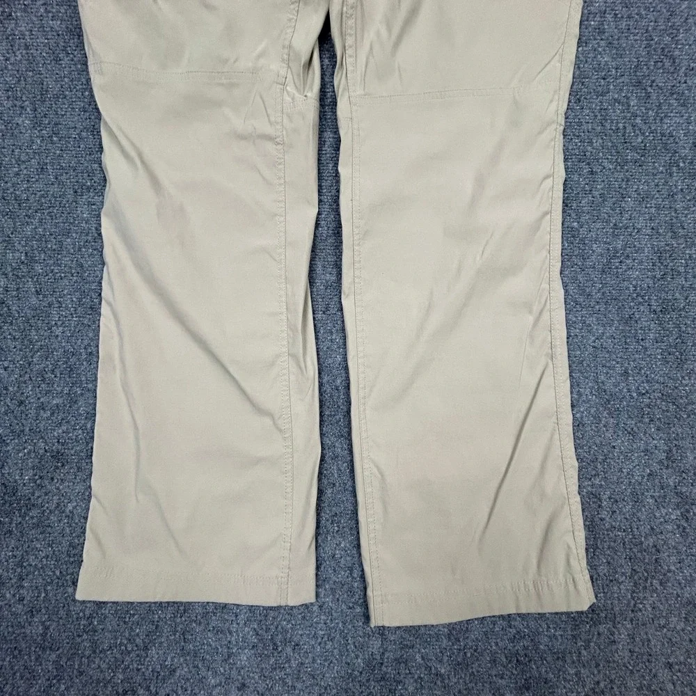 Eddie Bauer First Ascent Guide Pro Pants Mens 36x34 Khaki Hiking Utility Stretch